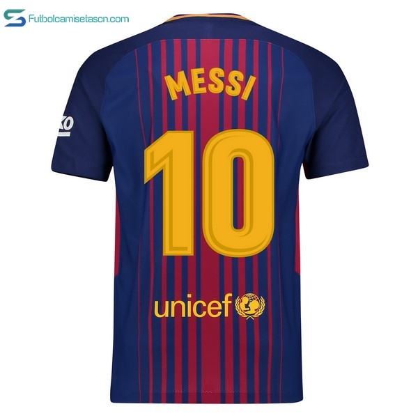 Camiseta Barcelona 1ª Messi 2017/18